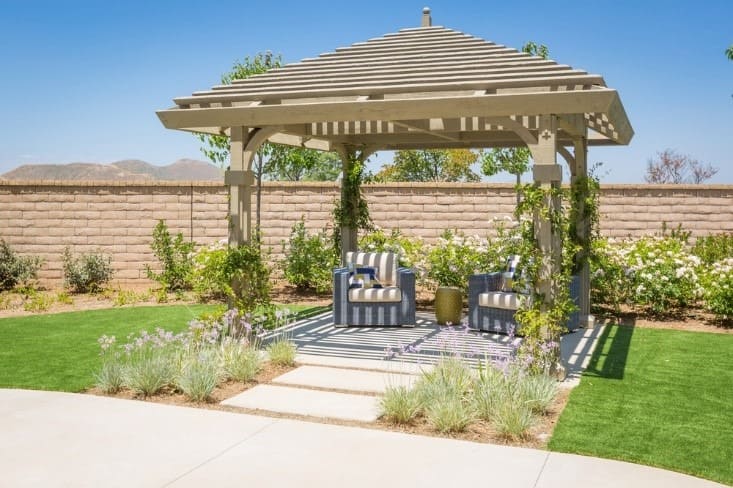 wooden pergola